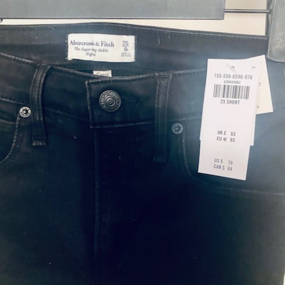 Abercrombie & Fitch Black Denim